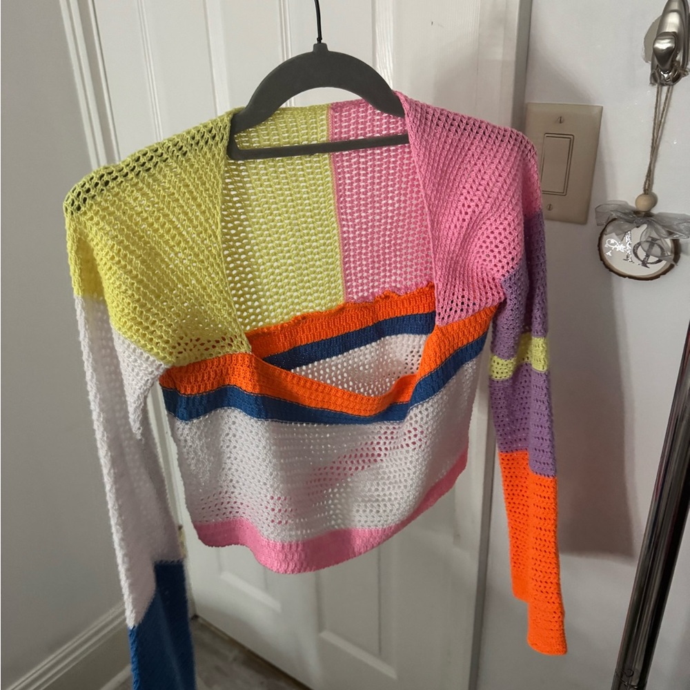 Colorful Knit Women's Sweater
